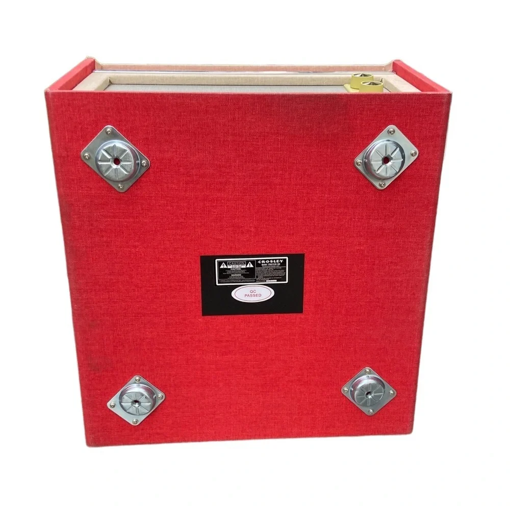 Crosley Vintage Record Player Dansette Bermuda Turntable Red Table Top Disc $510 - Picture 4 of 13
